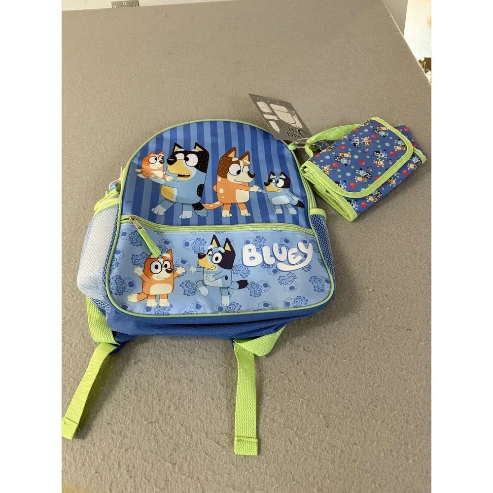Bluey Kids 5‎ Piece Backpack Set Lunch Bag Water Bottle Accessory Innovations